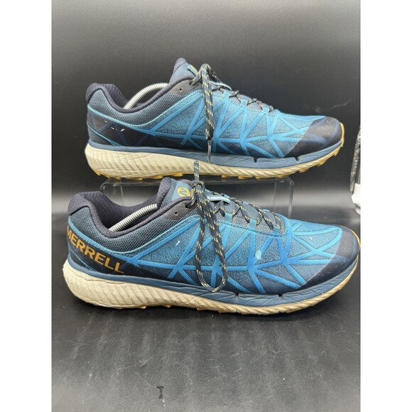 Merrell Agility Synthesis 2 Blue J135273 Men Size 13 Trail Running Shoes GUC - Picture 1 of 9